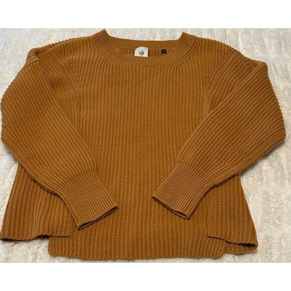 Cabi Brand Chestnut Brown Pullover Sweater Cotton Acrylic Blend Women's Size S - Picture 14 of 16